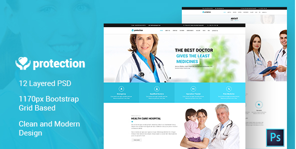 Best Health And Medical PSD Templates