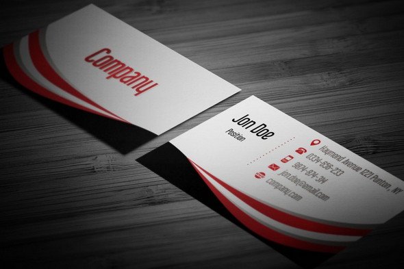 Red-Business-Card