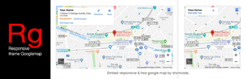 google maps iframe