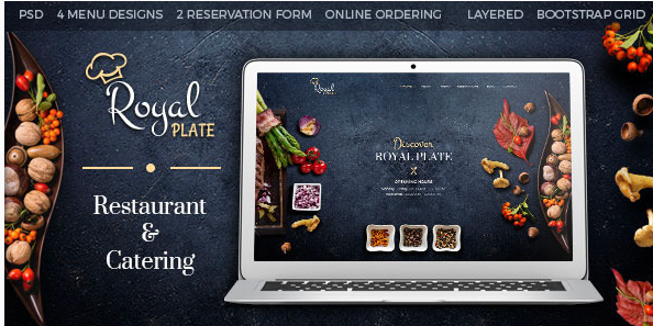 Royal Plate - Restaurant & Catering PSD Template