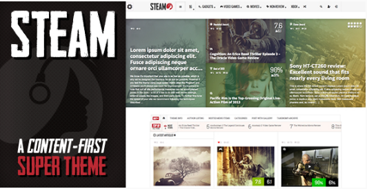 STEAM: Best WordPress Review Themes