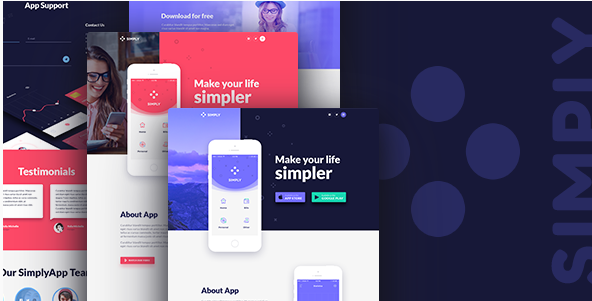 Simply - Onepage App Template