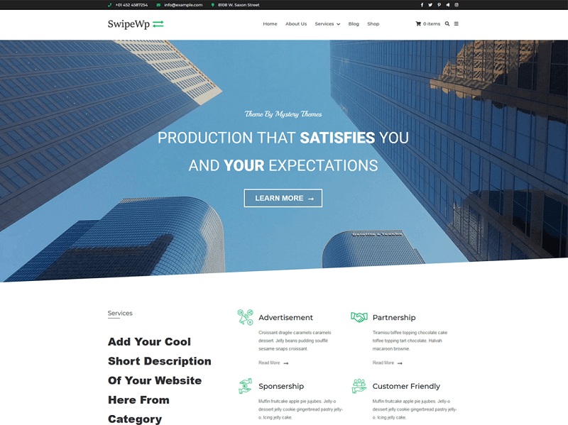 Free Business WordPress Themes