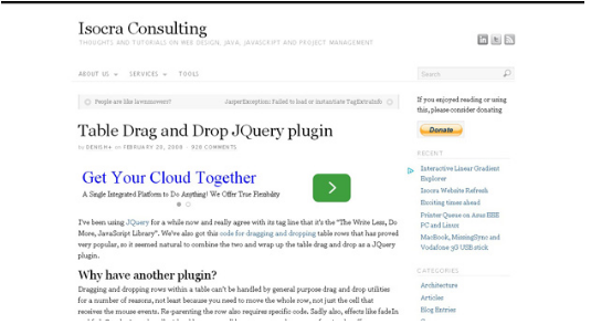 TABLE DND: jQuery Drag And Drop Plugins