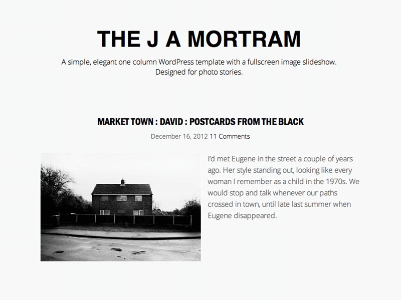 The J A Mortram