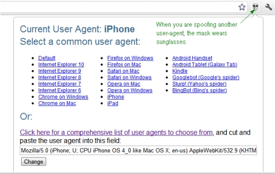 User Agent Switcher: Chrome Extensions For Web Designers