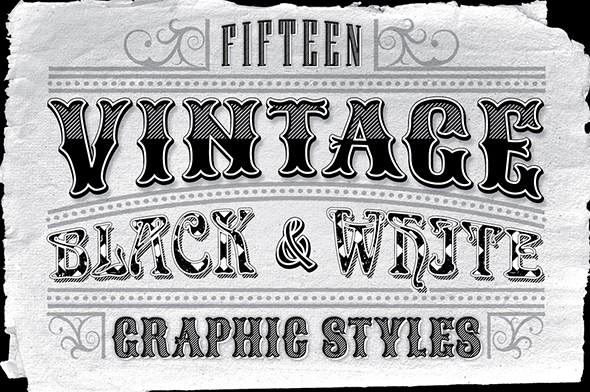 Vintage Black and White Styles