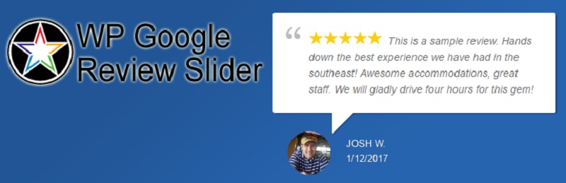 WP Google Review Slider