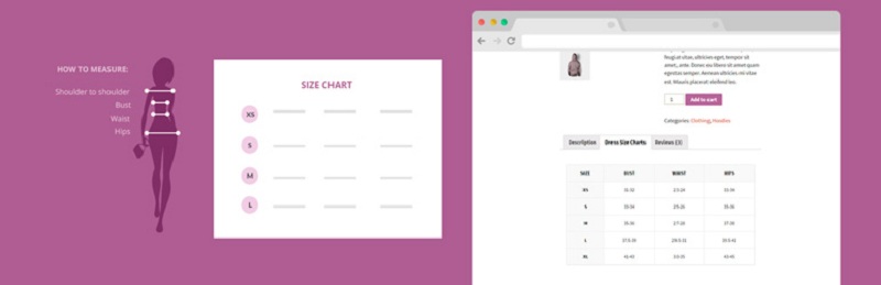 YITH Product Size Charts for WooCommerce