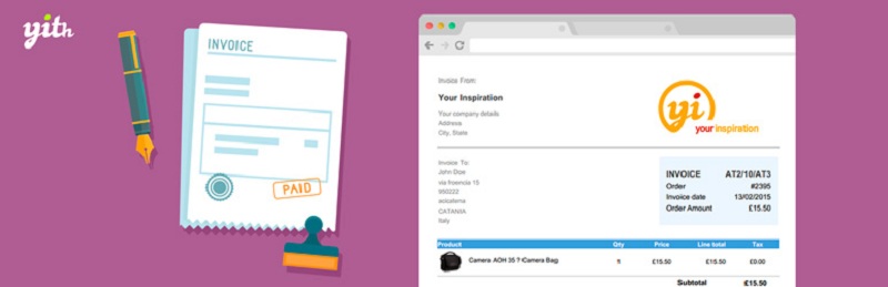 YITH WooCommerce PDF Invoice and Shipping List