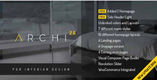 Archi: Modern And Creative WordPress Designer Themes