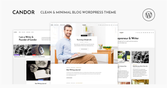 Candor: Personal Blog WordPress Themes