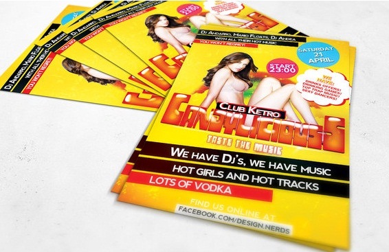 Candyliciouss: Best Free Flyer PSD Templates