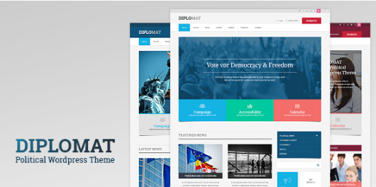 diplomat Best WordPress Political Themes