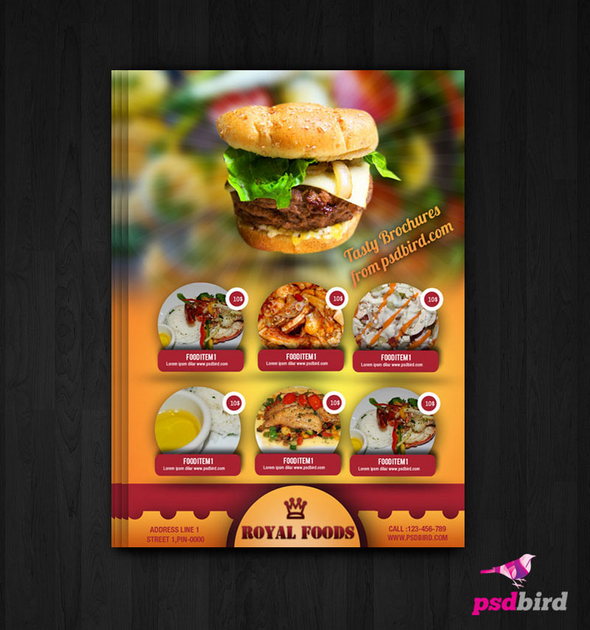 Free Hotel Menu Card/Flyer PSD