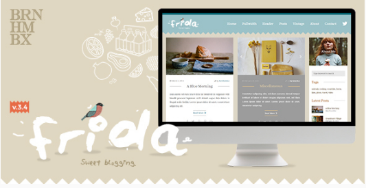 frida Best WordPress Feminine Themes