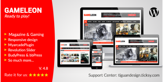 Gameleon: BBPress WordPress Forum Themes