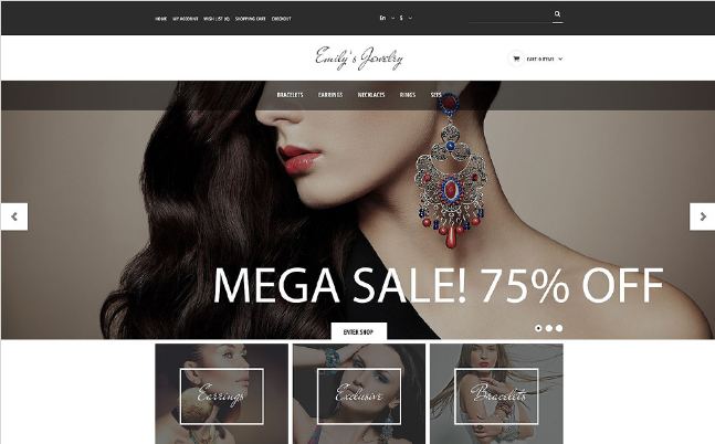 handmade: Jewelry OpenCart Themes