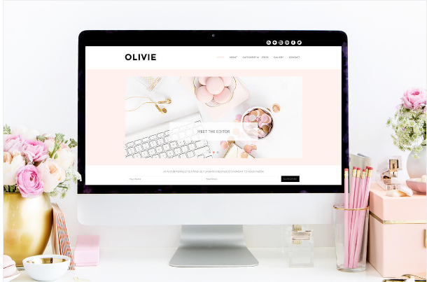 olivie Best WordPress Feminine Themes