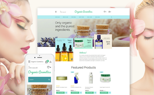 organic cosmetics