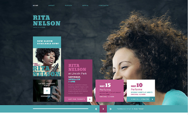 Personal: Best Music Joomla Themes