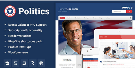 poli Best WordPress Political Themes