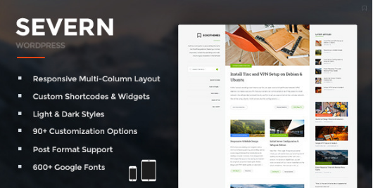 Severn 3 Column WordPress Theme