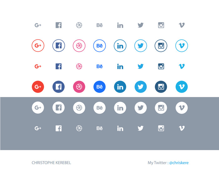 social-flat-icons