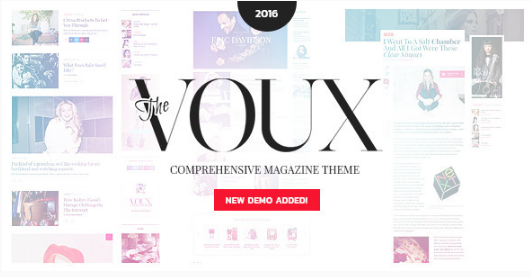 the voux Best WordPress Feminine Themes