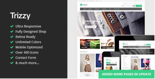 Trizzy: eCommerce Website Templates