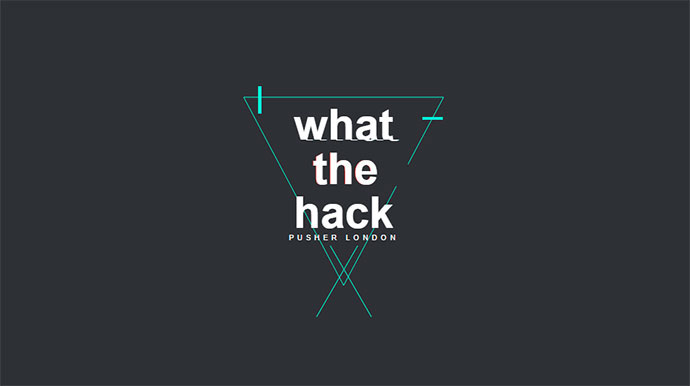 Whatthehack Pusher: CSS Glitch Effect Examples