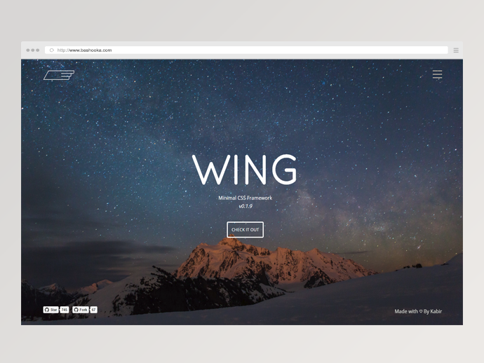 Wing: CSS Tools For Designers