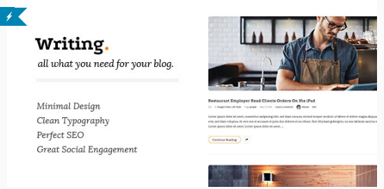 Writing Blog: Personal Blog WordPress Themes