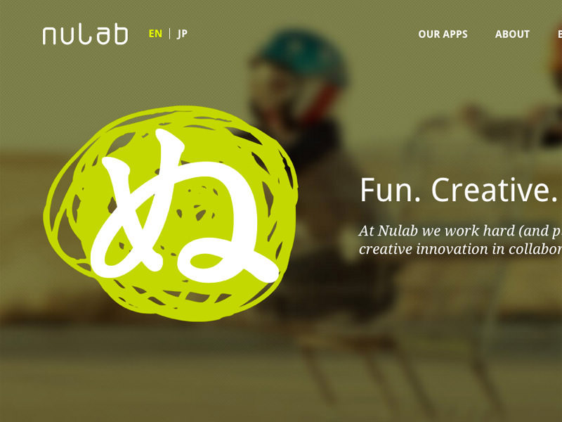 Nulab: Attractive Websites With Blurred Backgrounds