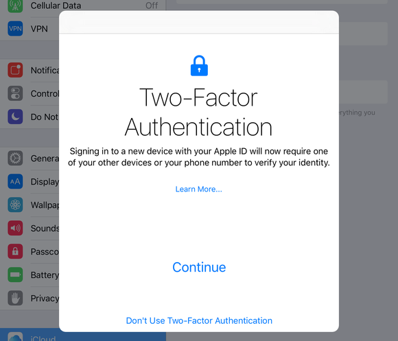 Why and How to Enable Two Factor Authentication for iCloud