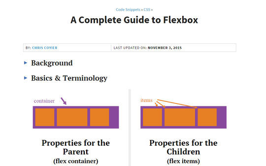 A Complete Guide to Flexbox