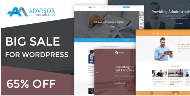 Advisor - Business, Finance WordPress Theme