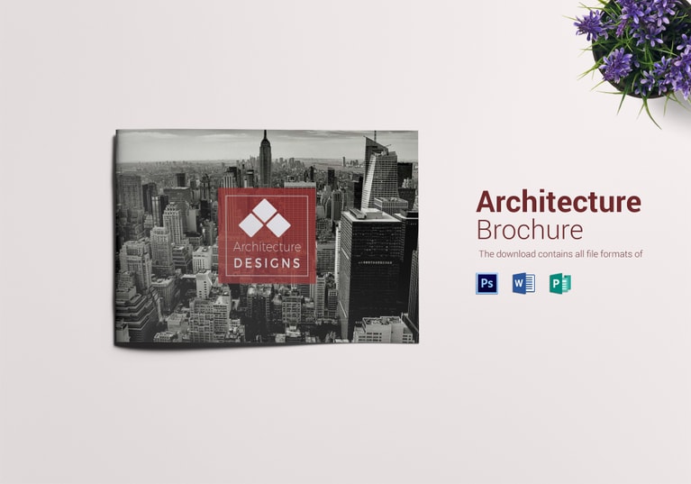 Architecture Brochure Landscape Template