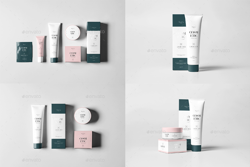 Beautiful Cosmetic Mockup