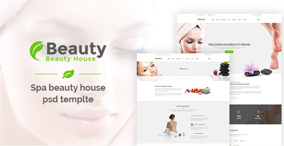 Beautyhouse - Health & Beauty PSD Template