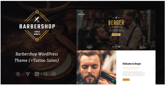 Berger | Barbershop & Tatoo WordPress Theme