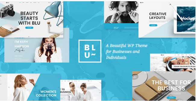 Blu - A Beautiful Theme for Businesses and Individuals
