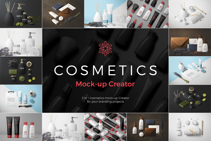 Branding Cosmetics Mockup Creator