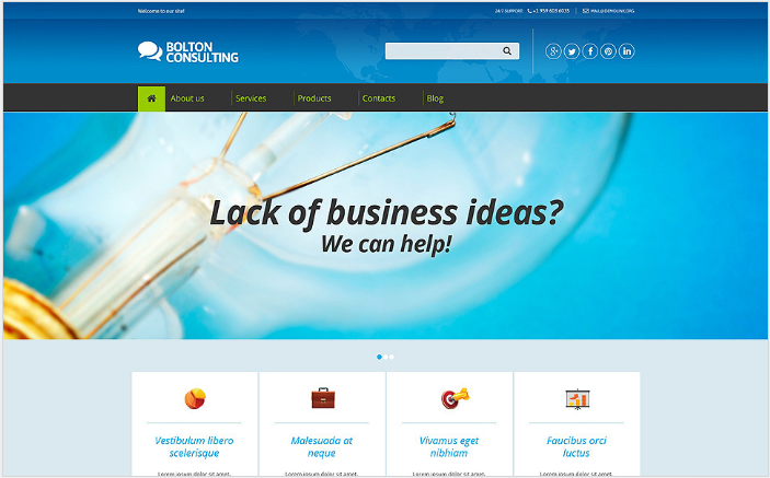 Business Consulting Drupal Template