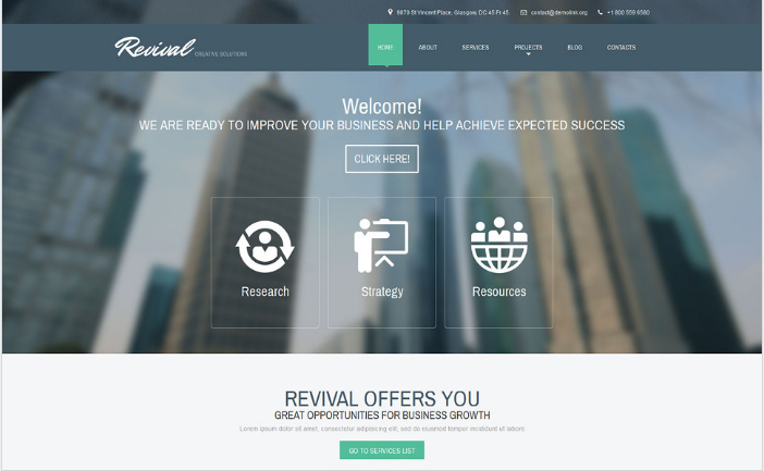 Business Responsive Drupal Template