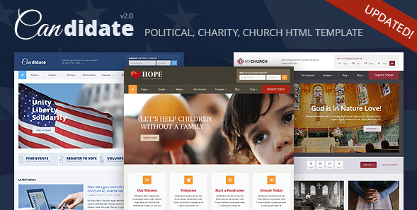 Candidate - PoliticaNonprofitChurch HTML Theme