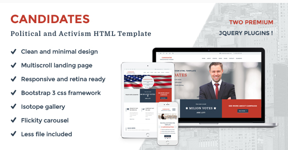 Top Political HTML Templates