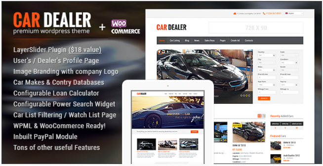 Car Dealer Automotive WordPress Theme – Responsive