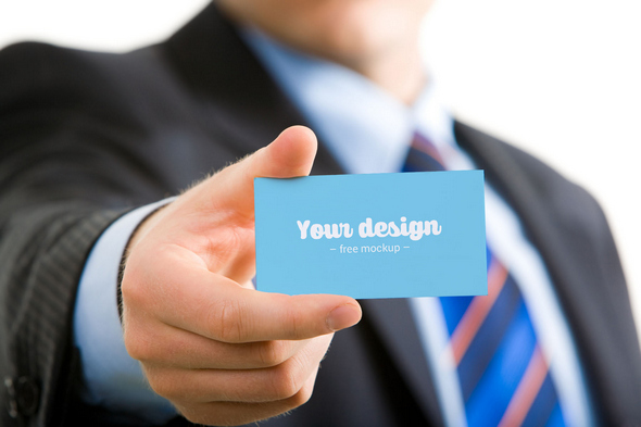 Free PSD Business Card Mockups