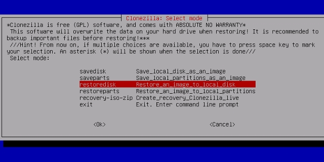 Clonezilla: Free Linux Backup Tools